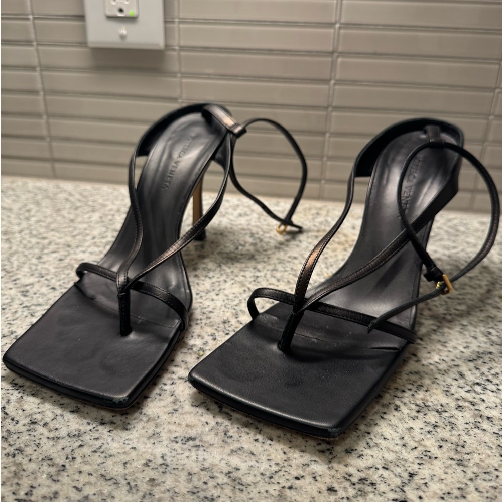 Bottega Veneta Black Sandals